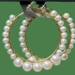 9 hoop earrings