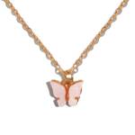Pink Butterfly Main butterfly pendant
