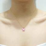 Pink Butterfly Model butterfly pendant