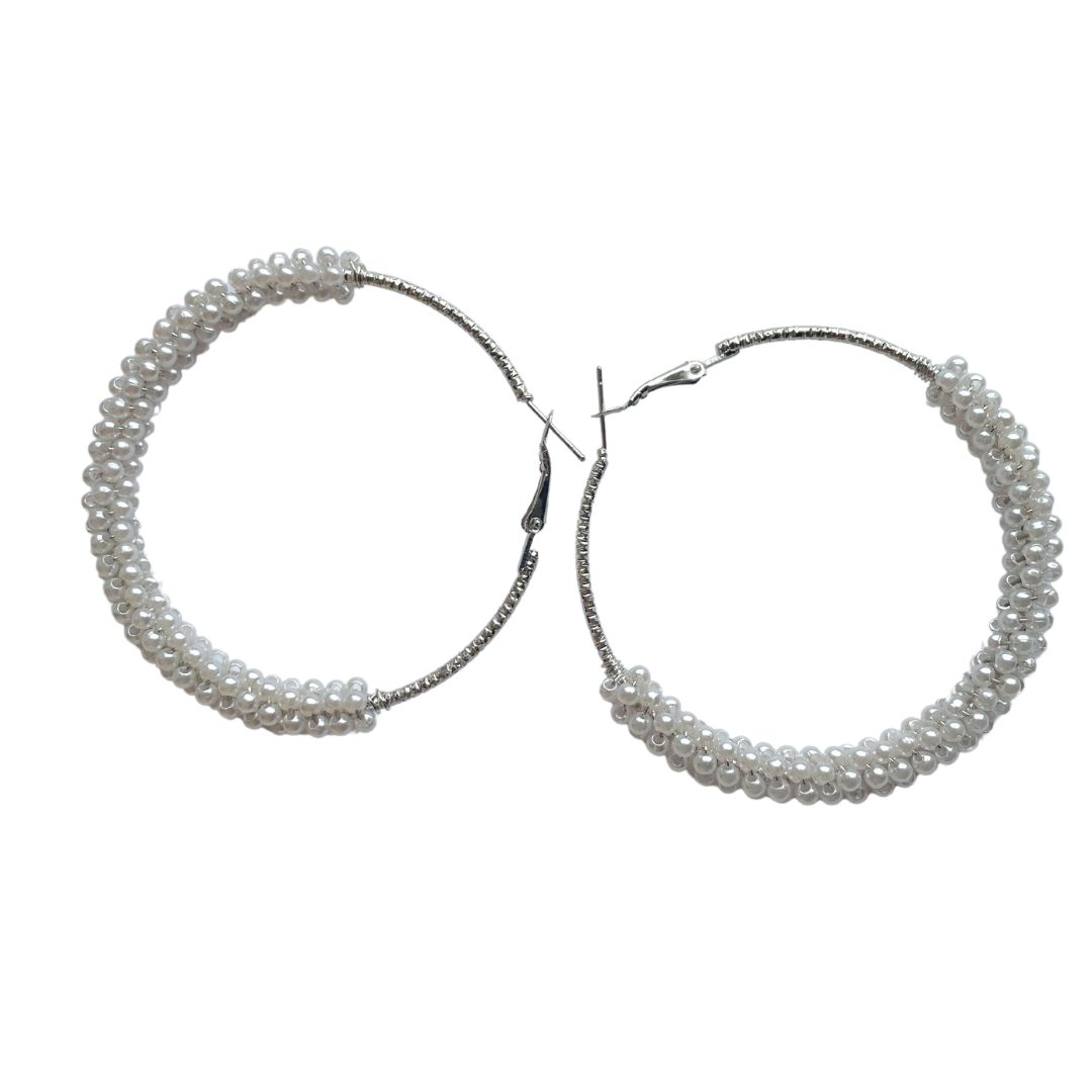 pearl earrings design