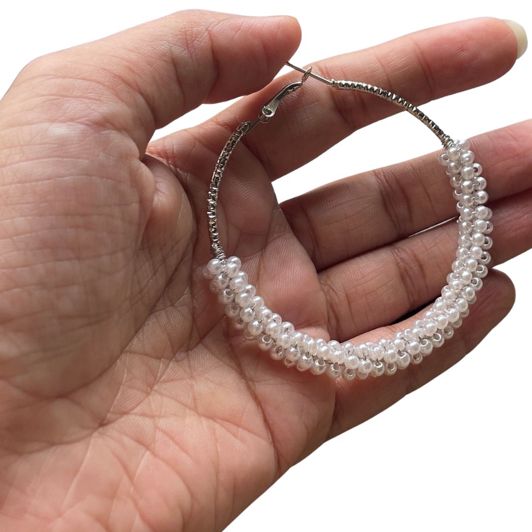 pearl earrings design