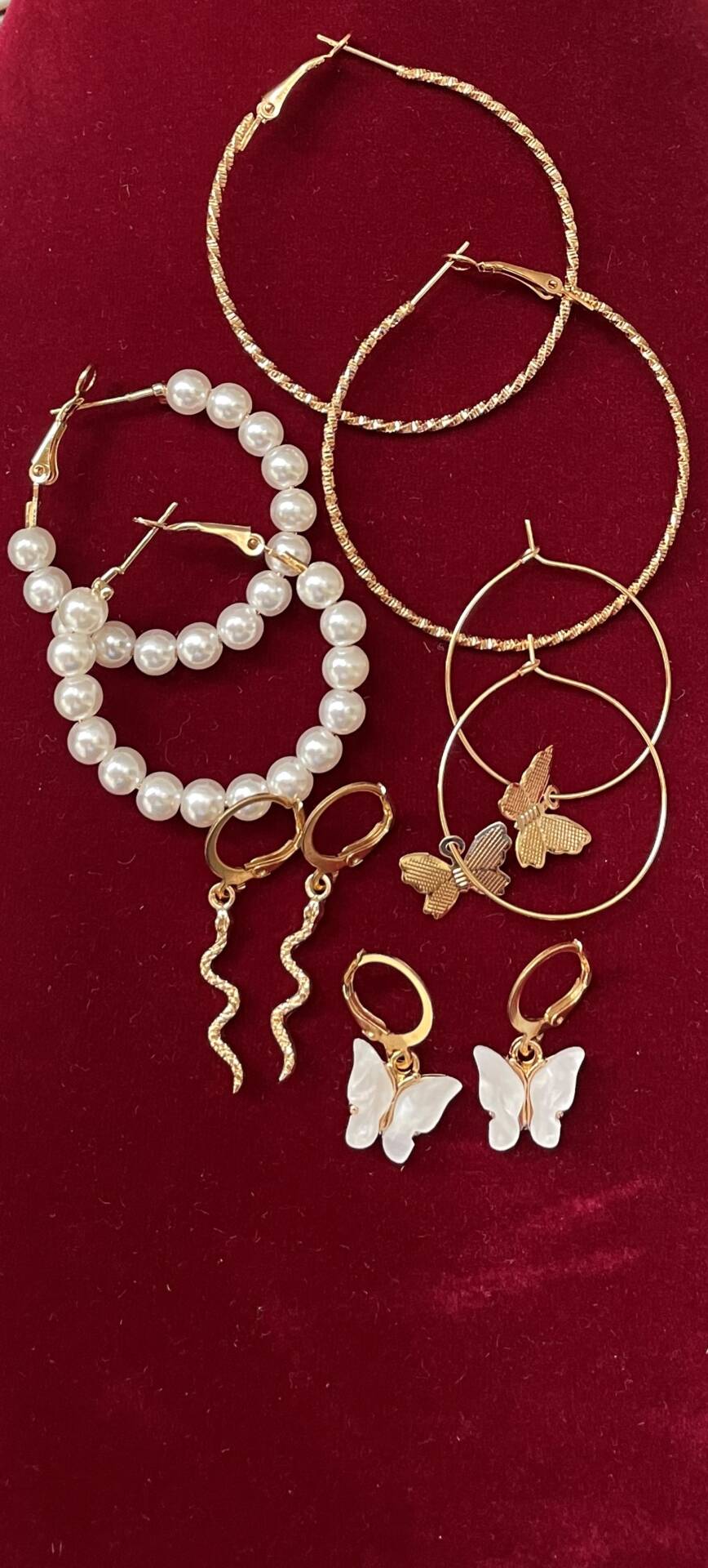 butterfly earrings combo