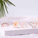 pastel flower hair clips set pastel flower hair clips set