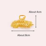 Golden Leaf Hair Clip