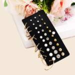 Versatile 20 Pair Earrings Set