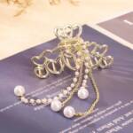 pearl tassel hair clutcher