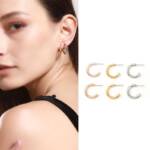 9 pairs mixed metal earrings 9 pairs mixed metal earrings