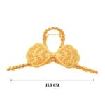 Golden Rhinestone Hair Clutcher Golden Rhinestone Hair Clutcher