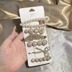 Pearl Mixed Hair Clips Set Pearl Mixed Hair Clips Set