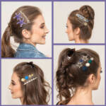 Korean starfish hair clips set