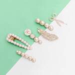 Pearl Mixed Hair Clips Set Pearl Mixed Hair Clips Set