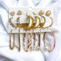 Stunning & Trendy Gold Plated Earring set
