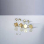 double chain necklace with studs