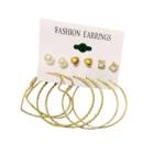 3 stud 3 hoop earrings set 3 stud 3 hoop earrings set
