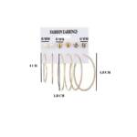 3 stud 3 hoop earrings set 3 stud 3 hoop earrings set