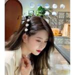 White pearl hair clip set White pearl hair clip set