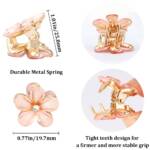 Colorful Flower Hair Clips Colorful Flower Hair Clips