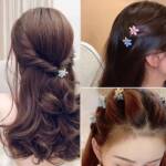 Colorful Flower Hair Clips Colorful Flower Hair Clips