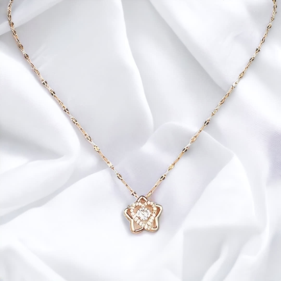 heart star necklace