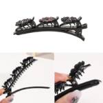 Braided petal hair clip set Braided petal hair clip set