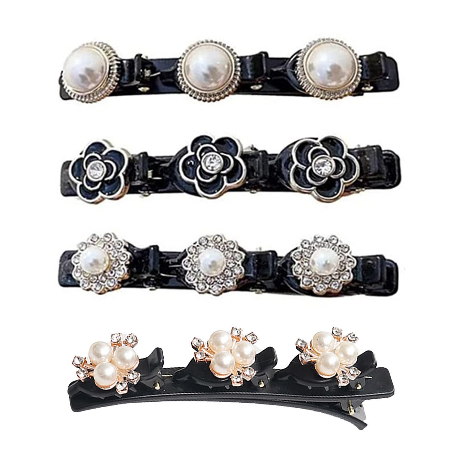 Pearl hair clip set with unique designs Pearl hair clip set with unique designs