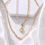 15c pearl heart necklace