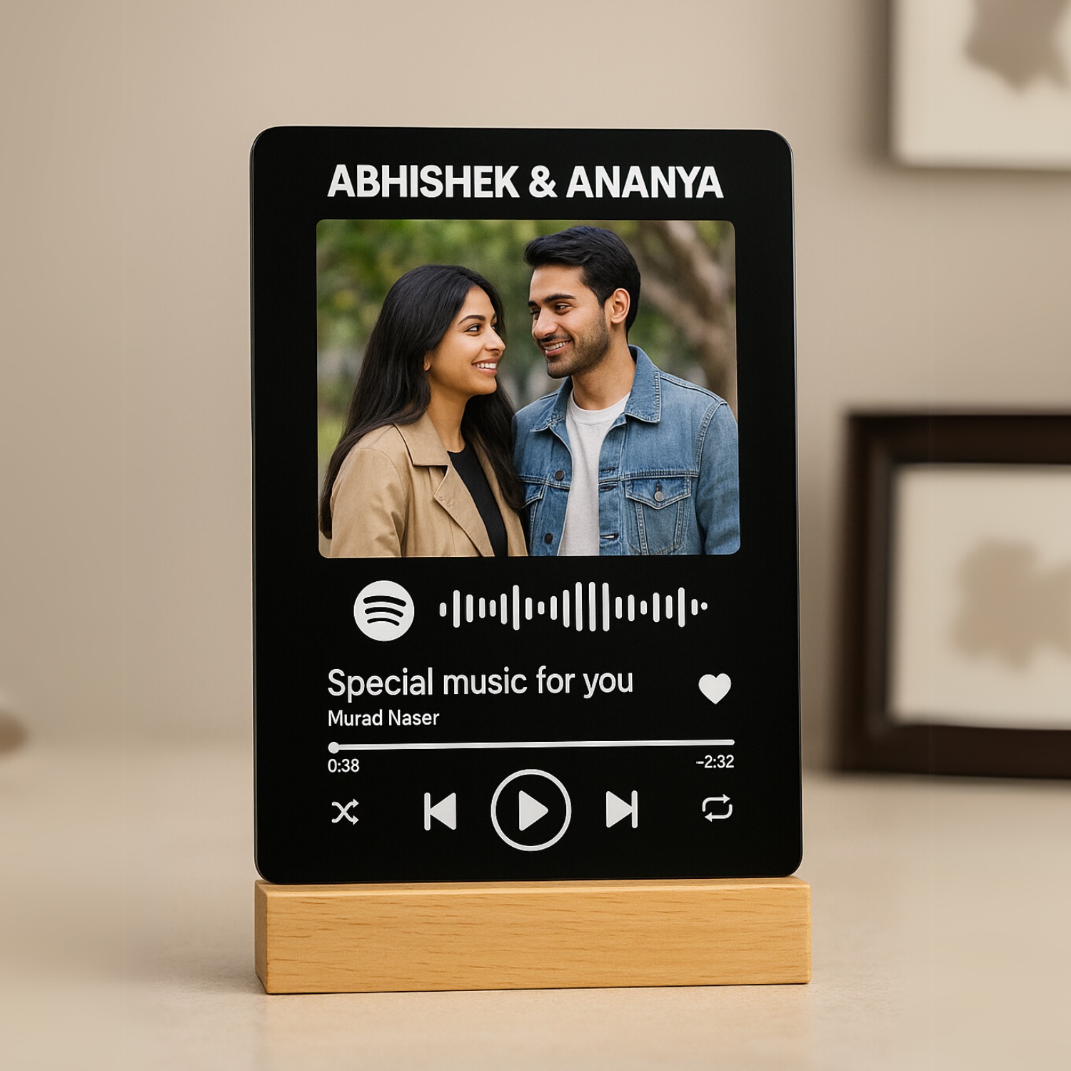 New-Desk-Frame - 28 Spotify Plaque