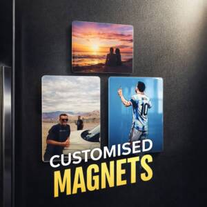 Personalised fridge magnets