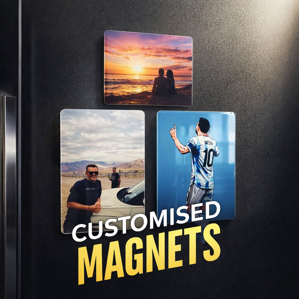 Personalised fridge magnets
