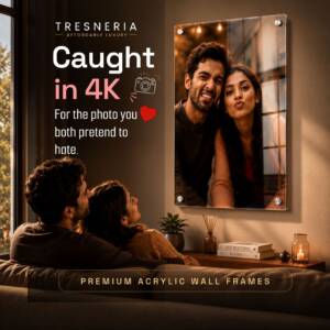 Personalised Acrylic Photo Frame – Custom Sizes & Shapes