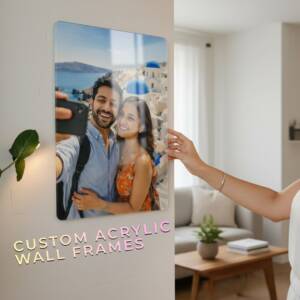 Personalised Acrylic Photo Frame – Custom Sizes & Shapes