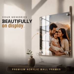 Personalised Acrylic Photo Frame – Custom Sizes & Shapes