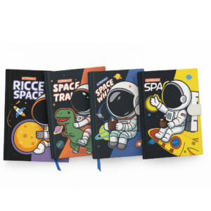 Tresneria Astronaut Diaries Set for Kids – Set of 4 | Space Theme Notebooks | Hardbound Journals for Boys & Girls