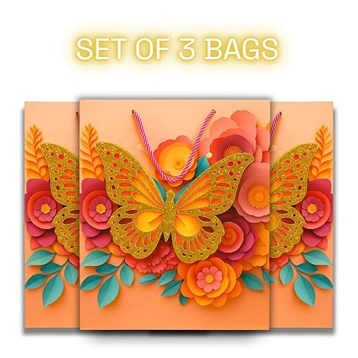 Sunset Orange Butterfly Blossom