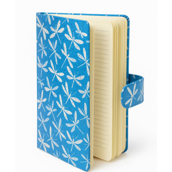 Blue & White Dragonfly Pattern