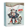 Robot Gift Bag for Kids | Cartoon Robot Print Paper Carry Bag with Rope Handle – Birthday & Return Gift