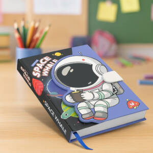 Kids' Space Theme NoteBook Diary with Lock & Differnt colors –| Notebook for Writing & Drawing