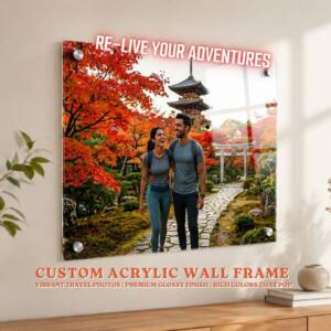 Personalised Acrylic Photo Frame – Custom Sizes & Shapes