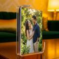 Luxurious Custom Acrylic Photo Frame with Acrylic Stand