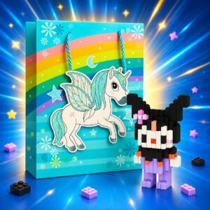 Kuromi Buildable Return Gift | Mini Block or Complete Gift
