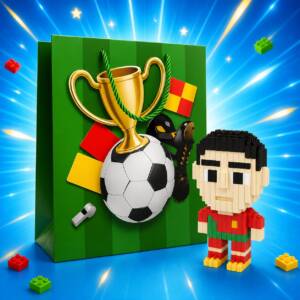 Ronaldo Buildable Return Gift | Mini Block or Complete Gift