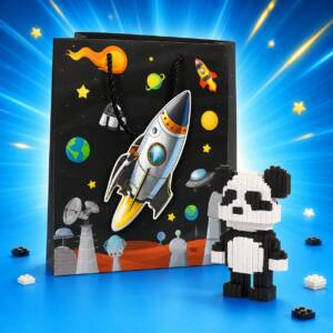 Panda Buildable Return Gift | Mini Block or Complete Gift