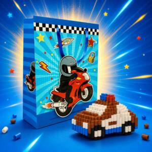 Police Car Buildable Return Gift | Mini Block or Complete Gift
