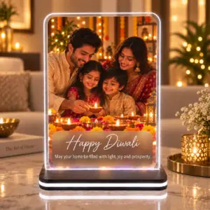 Personalised Diwali LED Photo Frame