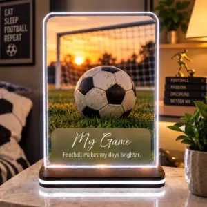 Personalised Sports LED Photo Frame