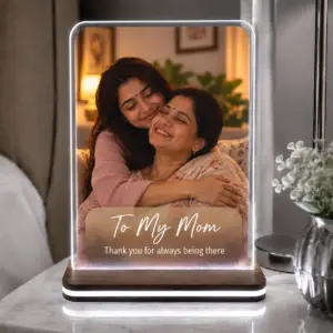 Personalised mom LED photo frame — Your mom LED frame