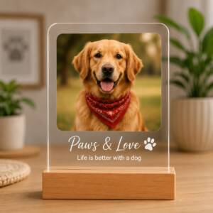 Personalised Pet Acrylic Photo Frame